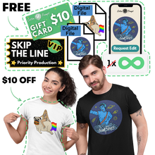 Load image into Gallery viewer, PromptTee™ Twin Pack - 2x Custom Unisex T-Shirt
