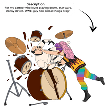 Load image into Gallery viewer, PromptArtwork™ - Hand Drawn Art Based On Your Description