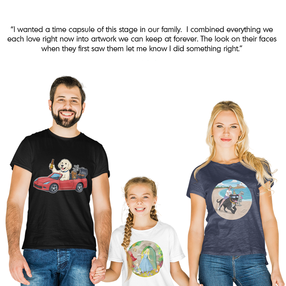 PromptTee™ Group Pack - 3-10x Unisex T-Shirts
