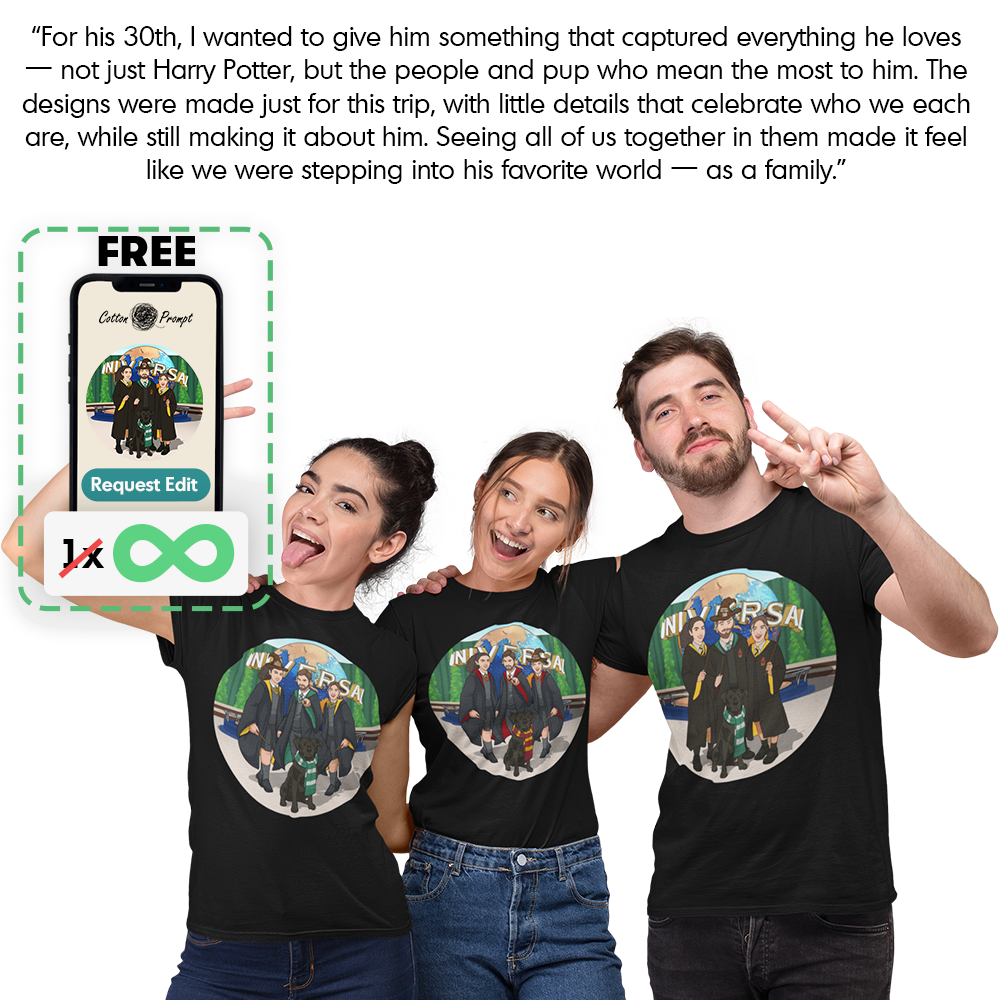 PromptTee™ Group Pack - 3-10x Unisex T-Shirts