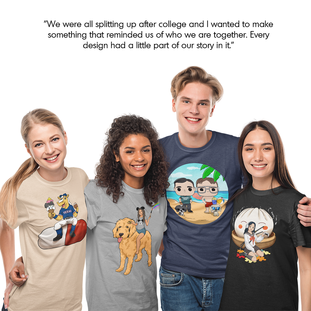 PromptTee™ - Custom Unisex T-Shirt - Pack