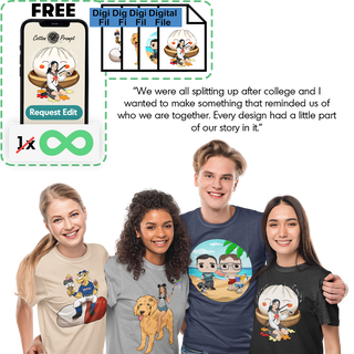 PromptTee™ Group Pack - 3-10x Unisex T-Shirts