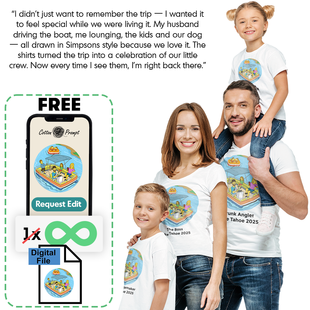 PromptTee™ Group Pack - 3-10x Unisex T-Shirts