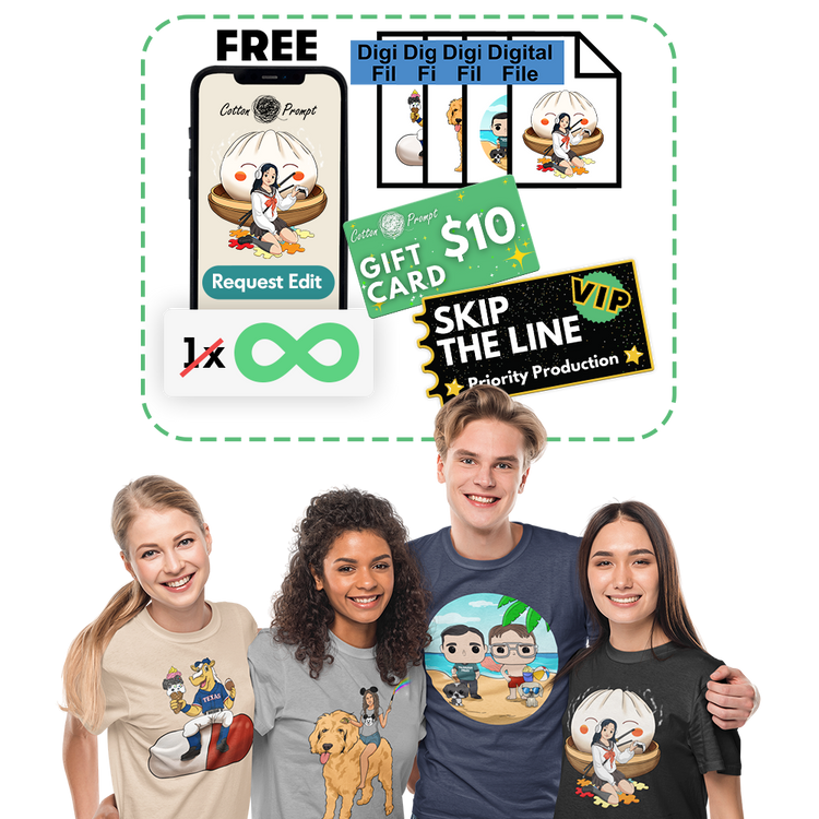 PromptTee™ - Custom Unisex T-Shirt -