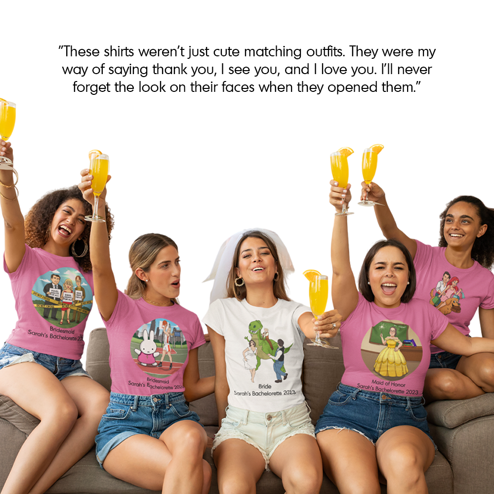 PromptTee™ Group Pack - 3-10x Unisex T-Shirts