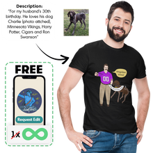 Load image into Gallery viewer, - PromptTee™ - Custom Unisex T-Shirt -
