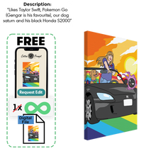 Load image into Gallery viewer, PromptCanvas™ - Custom Canvas Print
