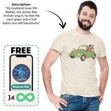 Load image into Gallery viewer, - PromptTee™ - Custom Unisex T-Shirt -
