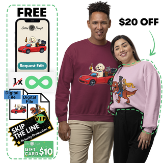 PromptSweatshirt™ - Custom Unisex Sweatshirt
