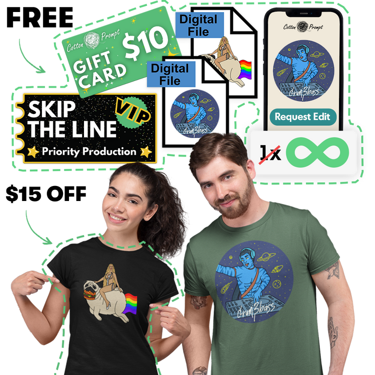 - PromptTee™ - Custom Unisex T-Shirt -