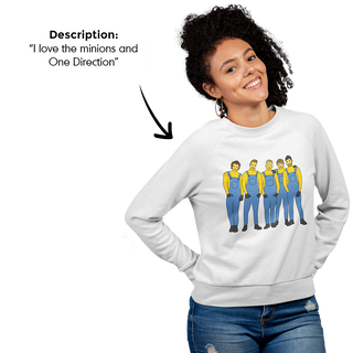 PromptSweatshirt™ - Custom Unisex Sweatshirt