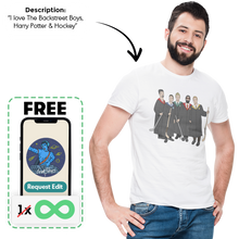 Load image into Gallery viewer, - PromptTee™ - Custom Unisex T-Shirt -
