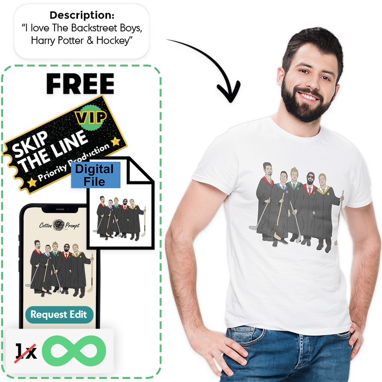 - PromptTee™ - Custom Unisex T-Shirt -