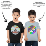 PromptKidsTee™ Twin Pack - 2x Custom Unisex Kids T-Shirt