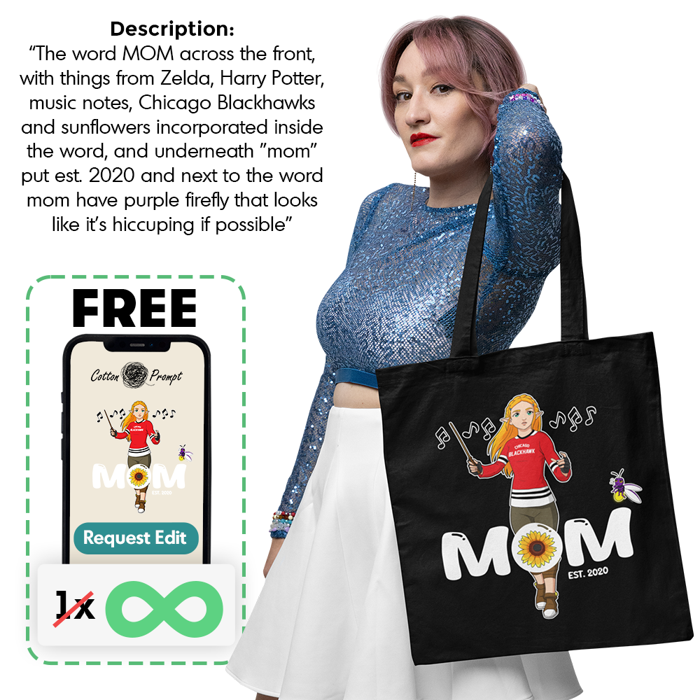 PromptTote™ - Custom Unisex Tote Bag