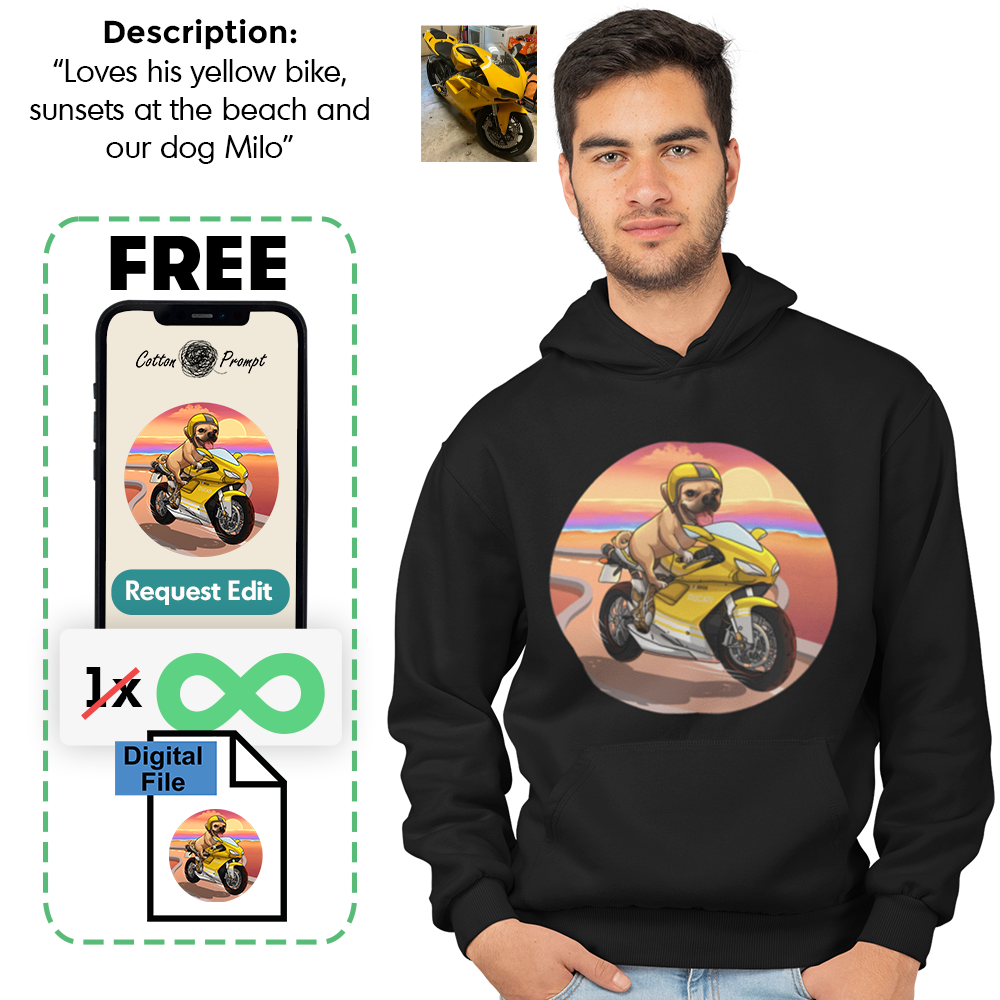 PromptHoodie™ - Custom Unisex Hoodie