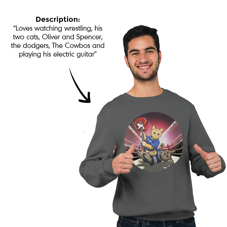 PromptSweatshirt™ - Custom Unisex Sweatshirt