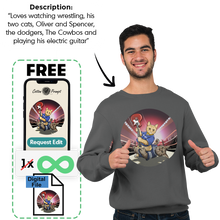 Load image into Gallery viewer, PromptSweatshirt™ - Custom Unisex Sweatshirt
