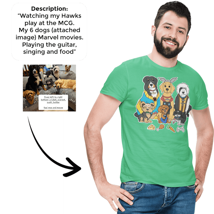 PromptPrint™ - High Quality Custom Unisex T-Shirt