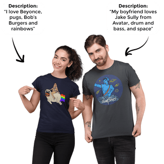 PromptTee™ Twin Pack - 2x Custom Unisex T-Shirt