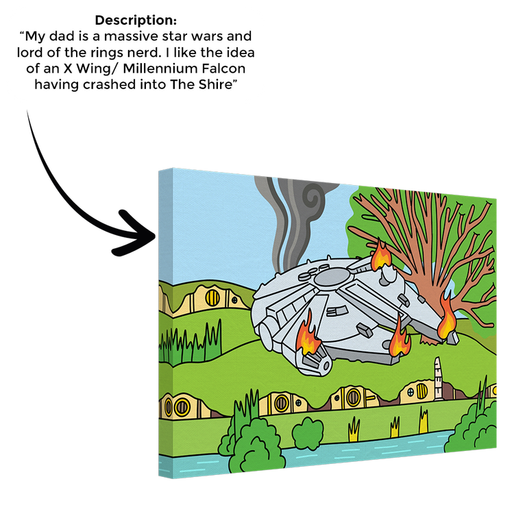 PromptCanvas™ - Custom Canvas Print