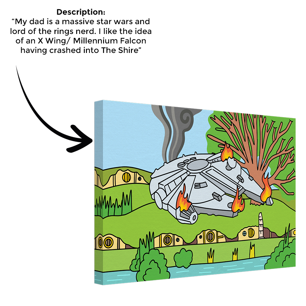 PromptCanvas™ - Custom Canvas Print