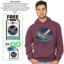 Load image into Gallery viewer, PromptHoodie™ - Custom Unisex Hoodie
