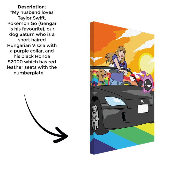 PromptCanvas™ - Custom Canvas Print
