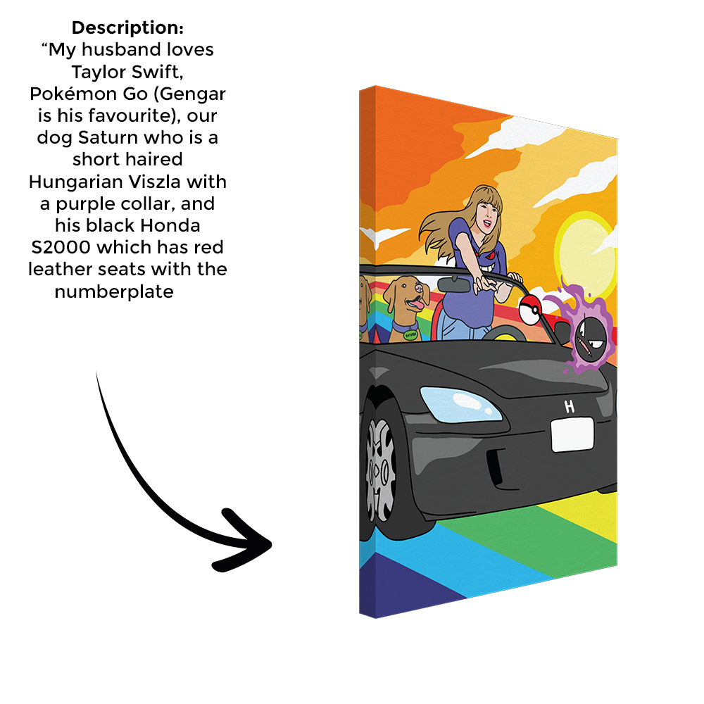 PromptCanvas™ - Custom Canvas Print