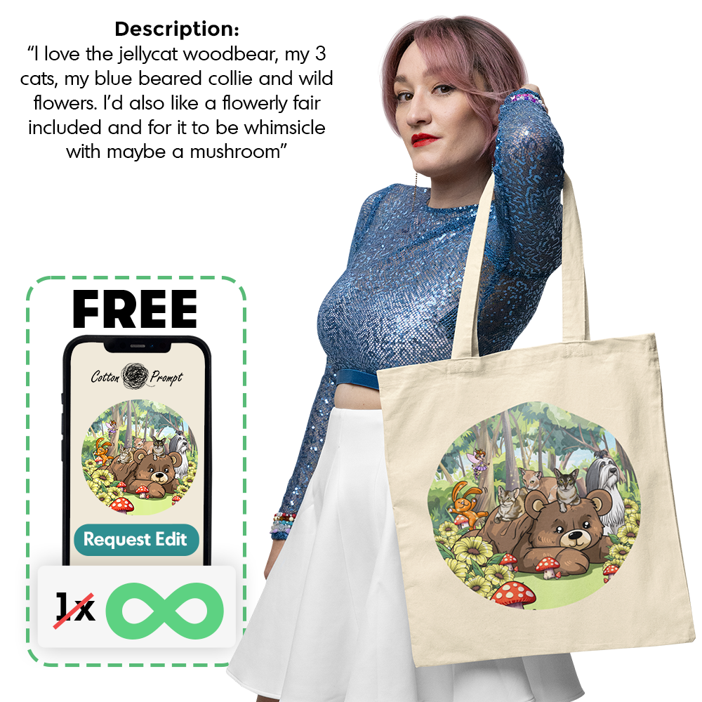 PromptTote™ - Custom Unisex Tote Bag