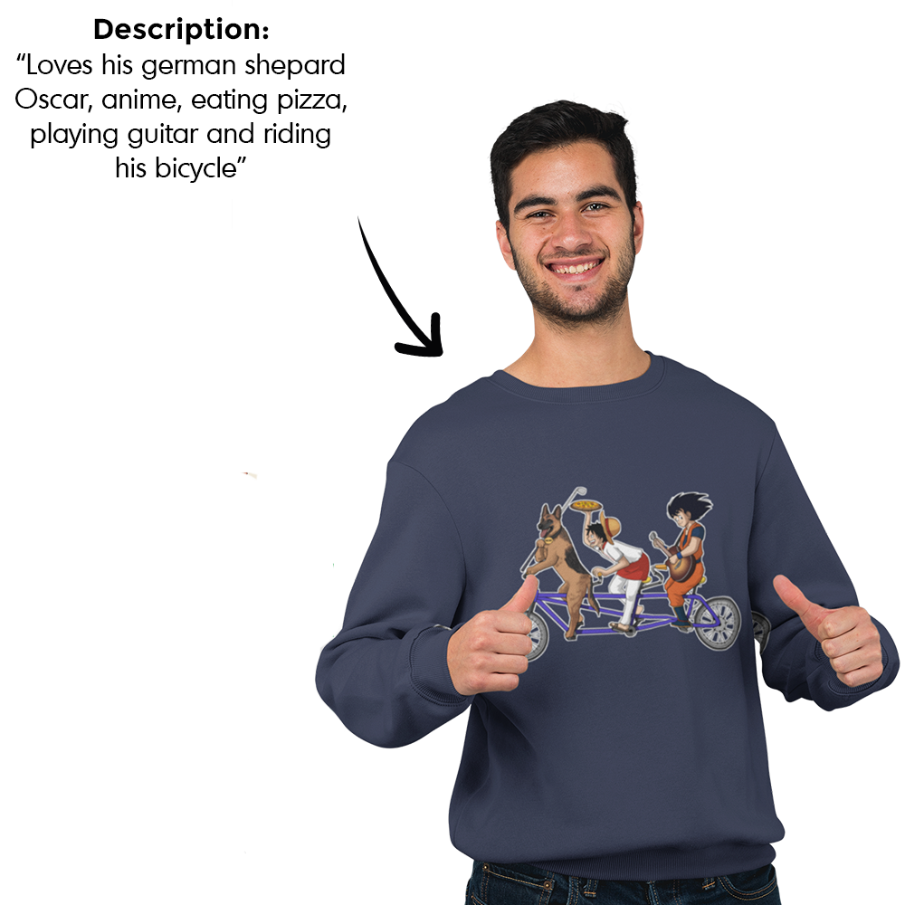 PromptSweatshirt™ - Custom Unisex Sweatshirt