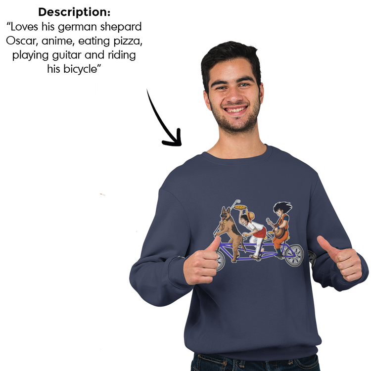 PromptSweatshirt™ - Custom Unisex Sweatshirt