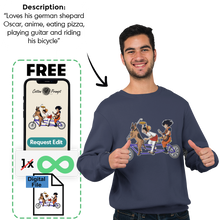 Load image into Gallery viewer, PromptSweatshirt™ - Custom Unisex Sweatshirt
