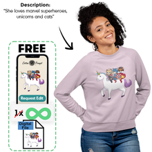 Load image into Gallery viewer, PromptSweatshirt™ - Custom Unisex Sweatshirt
