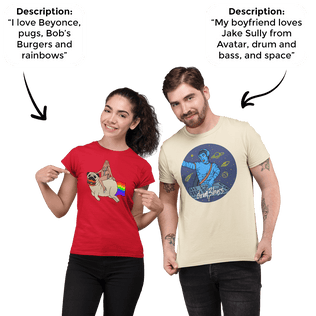 PromptTee™ Twin Pack - 2x Custom Unisex T-Shirt