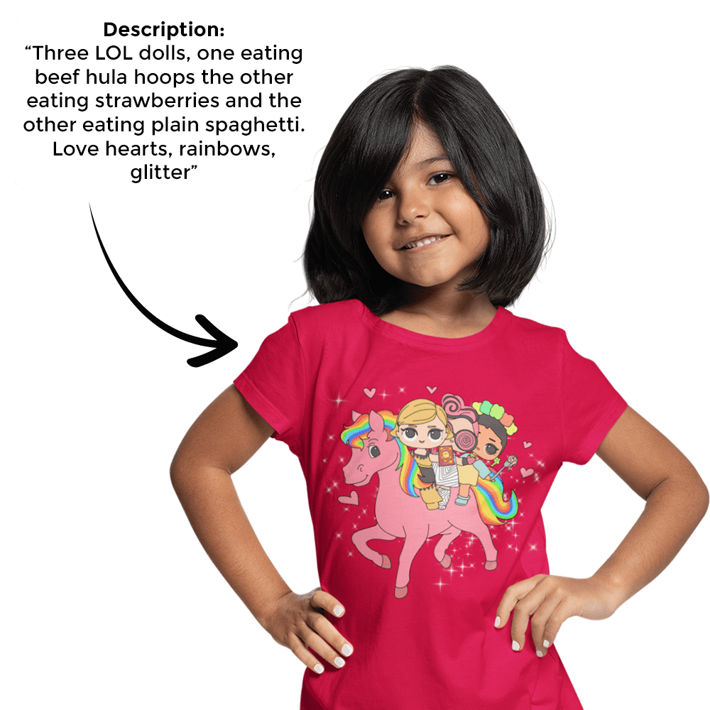 PromptKidsTee™ - Kids Custom Unisex T-shirt
