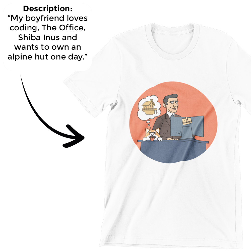 PromptPrint™ - Custom Unisex T-Shirt -