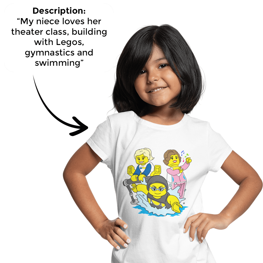 PromptKidsTee™ - Kids Custom Unisex T-shirt Bundle