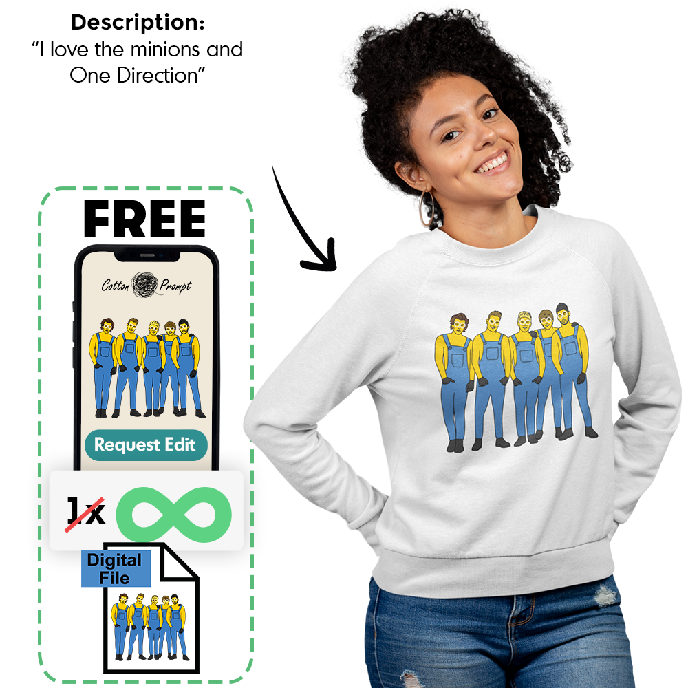 PromptSweatshirt™ - Custom Unisex Sweatshirt