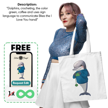 Load image into Gallery viewer, PromptTote™ - Custom Unisex Tote Bag
