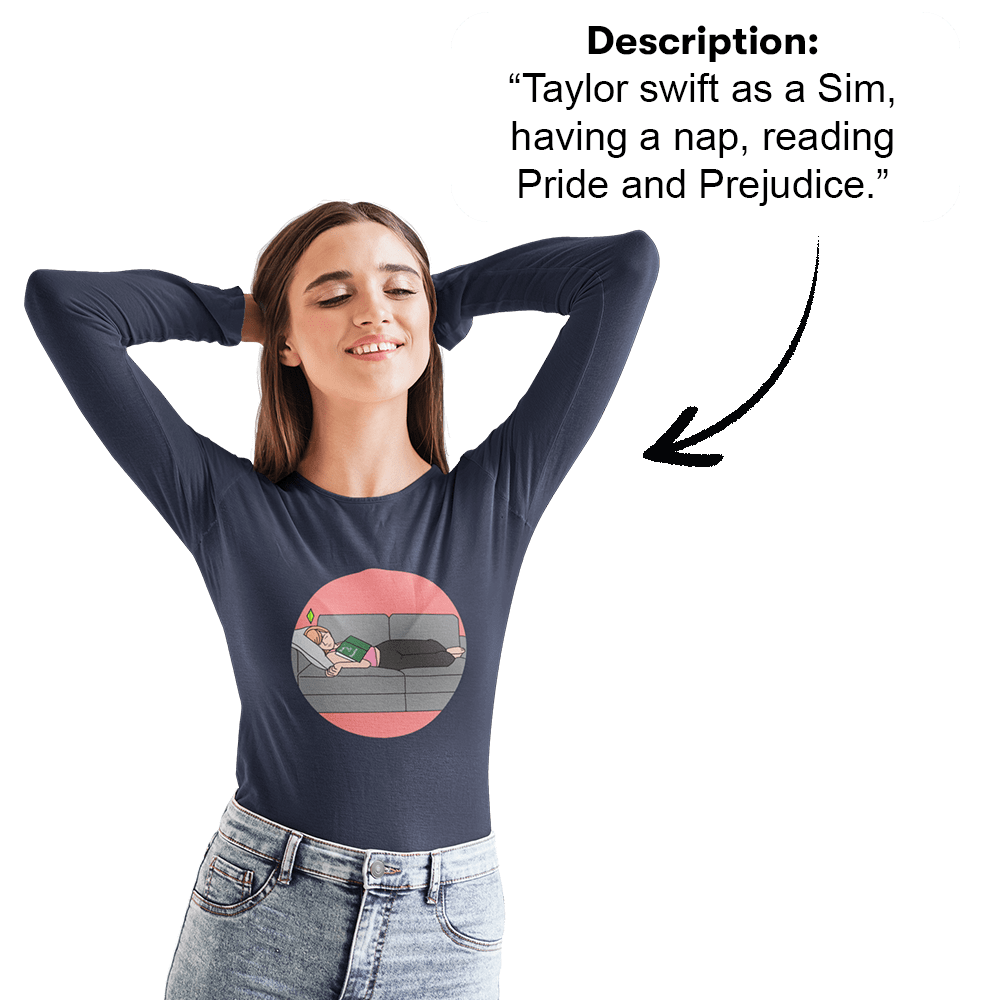 PromptLongSleeve™ - Custom Unisex Long Sleeve T-shirt