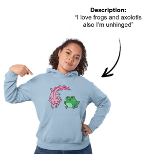 PromptHoodie™ - Custom Unisex Hoodie