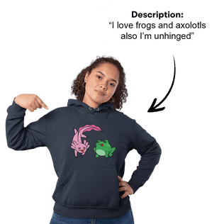 PromptHoodie™ - Custom Unisex Hoodie