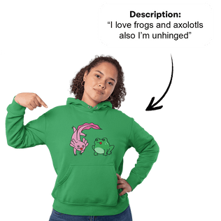 PromptHoodie™ - Custom Unisex Hoodie