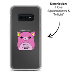 PromptCase™ - Custom Clear Samsung Case