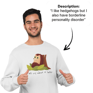 PromptSweatshirt™ - Custom Unisex Sweatshirt