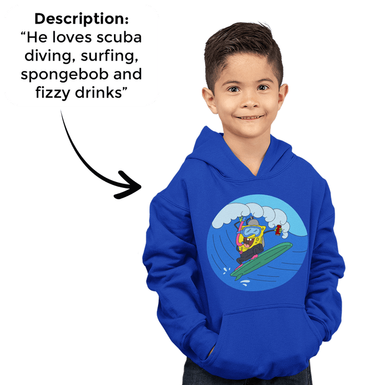 PromptKidsHoodie™ - Kids Custom Unisex Hoodie